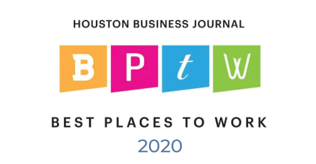 Houston Business Journal Best Places to Work - 2020