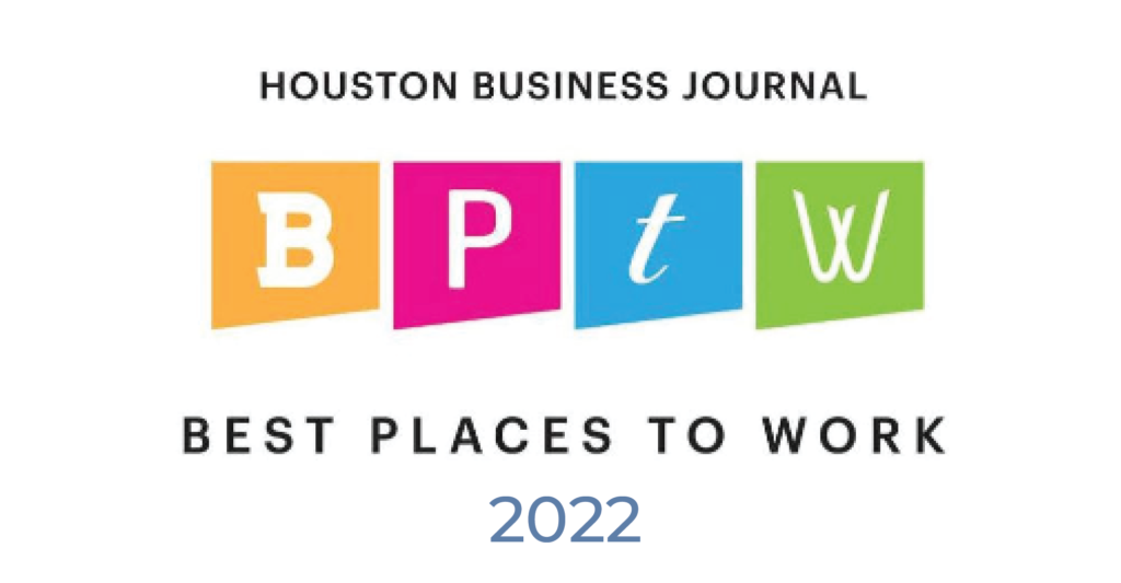 Houston Business Journal Best Places to Work - 2022